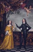 Gerard van Honthorst Willem II (1626-50), prince of Orange, and his wife Maria Stuart Germany oil painting artist